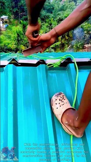 How to bend corrugated iron corners to make a roof || Creative tools