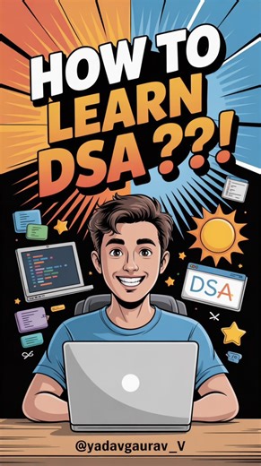 Gaurav Raosahab on Instagram: "📚 DSA Shuru Se Seekho! 🧠 Logic + Concepts dono clear karenge 💻 Coding strong banane ka best path 🔍 Step-by-step explanation for beginners 🚀 Interview preparation made easy 🔥 DSA mastery starts from here! 👇 Video dekho aur apni learning start karo! 💪✨ @yadavgaurav__v . . . . . . #reelsvideo #reelsinstagram #instagramreels #reels #instareels ##reelsinsta #reelsbrasil #reelsindia #reelsteady #holareels #dsa #coding"