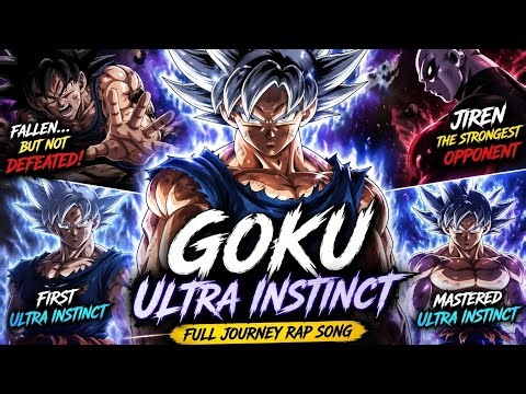 GOKU Ultra Instinct Rap Song | Tournament of Power Full Journey | First UI to Mastered UI 🔥