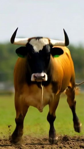 The big cow went on a rampage #trending #cow #sapilucu #viral #bull #sapigemuk #animals #sapimakan