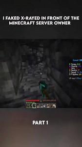 "X-raying Until This Server Bans Me" #yeahjaron #Minecraft #viral #xray #diamond | Tylo.ae