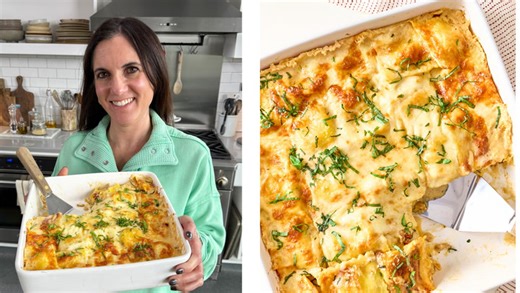 How to Make One Pan Ravioli Alfredo