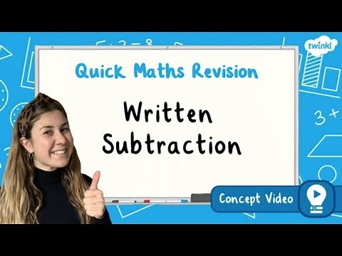 How Can I Learn Column Subtraction? | KS2 Maths Concept for Kids