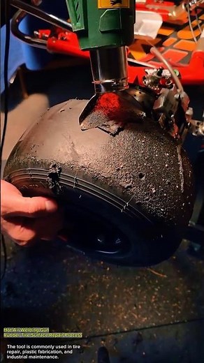 Hot Air Welding Gun | Rubber Tire Surface Repair Process