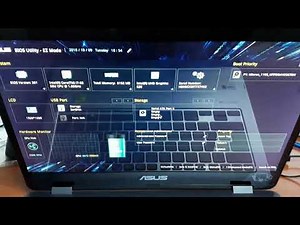 Asus Bios Tuşu USB den başlatma - ASUS VİVOBOOK BİOS