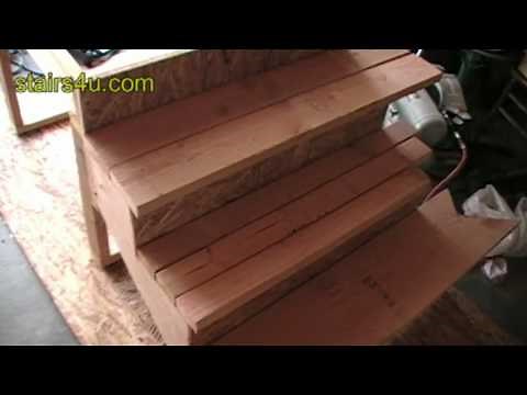 3 Types Of Wood Stair Treads Made From 2X Lumber