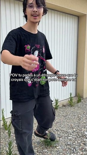 POV you talk to a stranger because you thought it was your friend behind you
