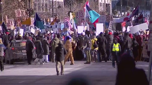 ICE Out March in Downtown Minneapolis