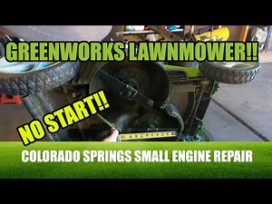 Greenworks 40V Lawn Mower Won't Start