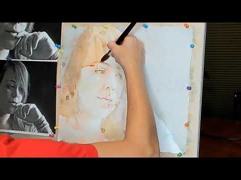 Painting the Portrait in Watercolor with Jan Helton: Applying Flesh Tones