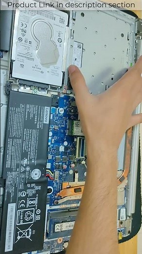Lenovo Ideapad RAM Upgrade (8GB,16GB, 32GB) detail review how to remove CD drive, back panel #shorts