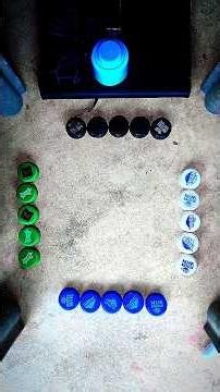 5 Blue Caps Vs 5 White Caps Vs 5 Black Caps Vs 5 Green Caps | Epic Battle | #shorts