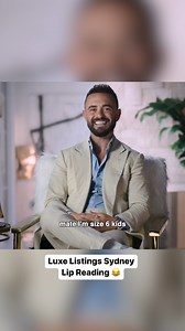 A lip reading of Luxe Listings Sydney Season 3! Anyone else obsessed with this show on Prime Video ?! #LuxeListingsSydney #sp | Hi Josh
