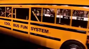 cool bus fun system with drive on two wheeling.