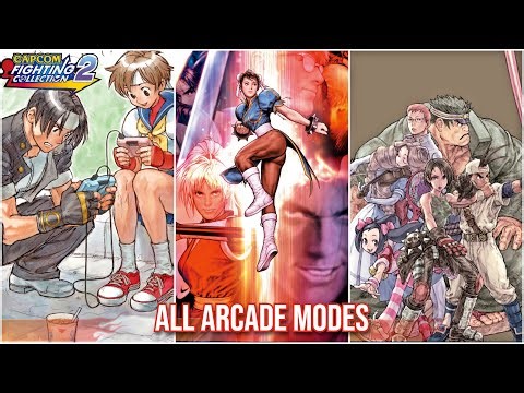 Capcom Fighting Collection 2 All Complete Arcade Modes Gameplay - PC