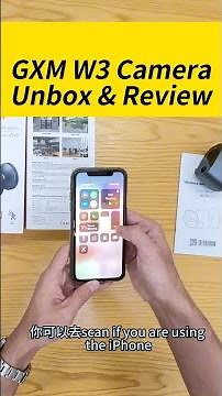 GXM W3 Camera Instruction Unbox Connection Installation How to Connect Guide Video