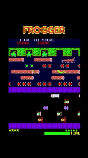 Frogger 05–Classic Arcade Gameplay#shorts