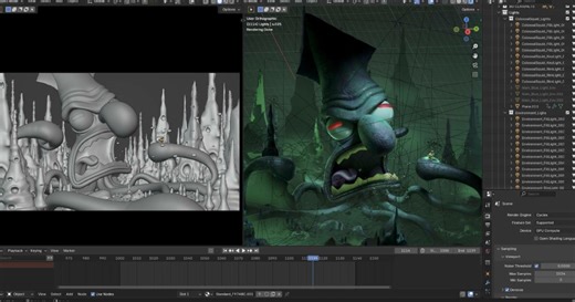 Most Of SpongeBob's Recent Full 3D Episode Was Made In Blender