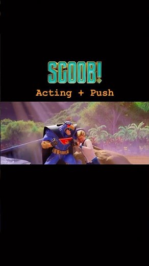Acting and push animation scene of the movie Scoob! Acting for animations #animation #scoob #acting