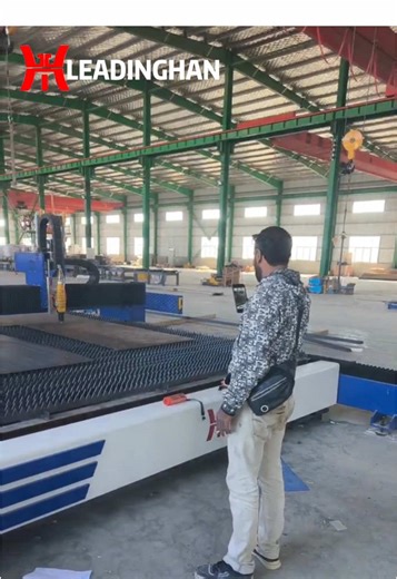 Algerian customer on-site installation and commissioning of 12030-30kW laser cutting machine#lasercutting #Algerian #cnclaser #laserweldingmachine