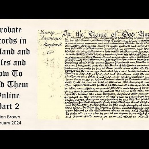 Finding Wills in England and Wales Online, Part 2: Principal Probate Registry Wills, post 1857