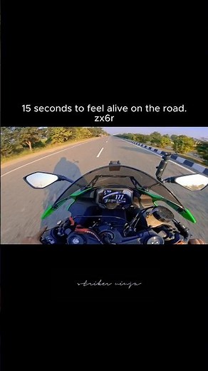 Zx6r inline 4 sound🔥 #zx6r #kawasaki #yshorts #trending #sportbike #rider