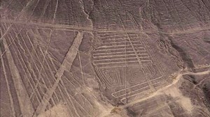 Flying Over The Palpa Lines And Geoglyphs Near Nazca Peru