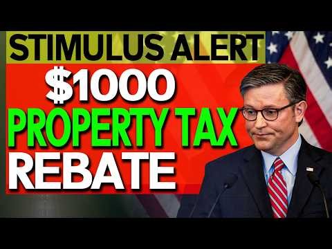 Stimulus Check Alert: Seniors Getting Up To $1,000 Property Tax Rebate in 2026