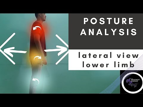 POSTURAL ANALYSIS LATERAL VIEW -LOWER LIMB (Posture Biomechanics)Physiotherapy Tutorial
