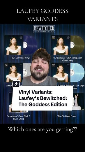 All Laufey Vinyl Variants for Bewitched the Goddess edition!