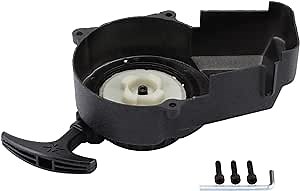 WOOSTAR Recoil Pull Starter Assembly Replacement for 47cc 49cc 2 Stroke Pit Bike ATV Quad Scooter Moped Black