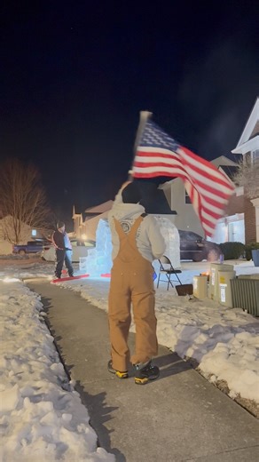 Plot twist loading… The suspense is building. So is the igloo. 🧊👀 #igloo #fyp | Lauren Lynn Corrigan