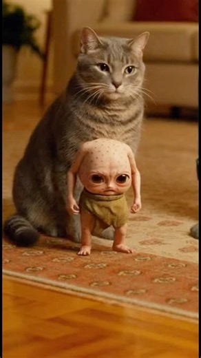 Cat Dropped This Alien and Now It's Furious #catfunny #alien #shorts