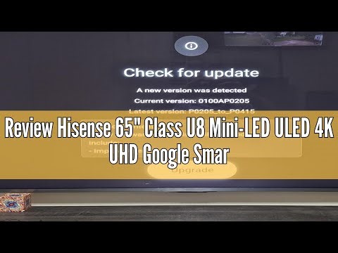 Review Hisense 65" Class U8 Mini-LED ULED 4K UHD Google Smart TV (65U8QG, 2025 Model) - QLED, Native