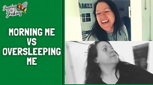 2.4M views · 58K reactions | MORNING ME vs OVER-SLEEPING ME (I'm the second one, 9 times out of 10) | Juggling The Jenkins - Tiffany Jenkins | Facebook