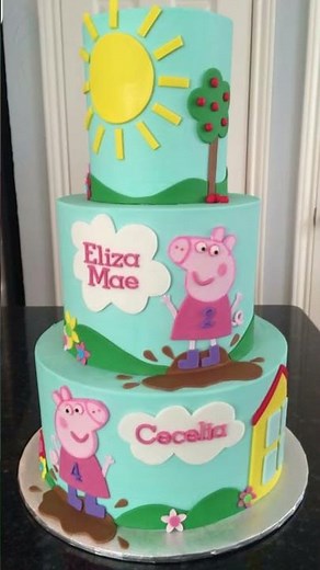 🎂Peppa Pig Cake Ideas Boys & Girls #peppapig #peppapigcake #birthdaycake #kidscakes
