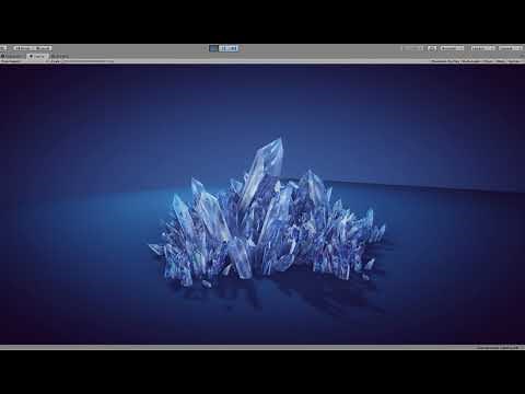 Crystals Shader in Unity3d