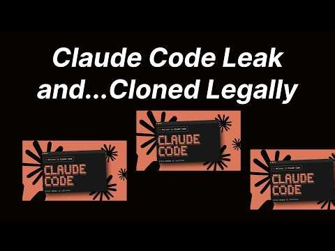 Claude Code Leaked & Cloned, Solo Dev Re-Built Multi-agent Coding Tool Potentially Worth Billions