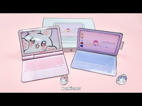 DIY Mini MacBook Kit | Paper Crafts | Tutorial | Paper laptop