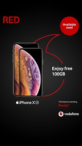 28K views · 172 reactions | Welcome to the big screen! The new iPhone Xs is NOW AVAILABLE Be the first to get it now and enjoy exclusive free 100 GB of mobile internet plus RED Points. Order it from here https://goo.gl/K1f9PZ You can buy it with 0% installment over 12 months from selected banks or you can use RED installment program as well. Offer is valid for a limited period. Terms and conditions apply. | Vodafone RED Egypt | Facebook