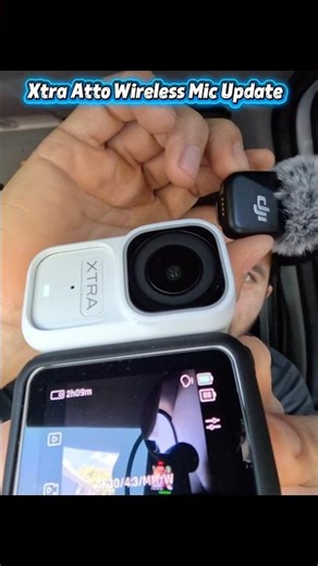 Xtra Atto Wireless Mic Update✨#actioncamera #wirelessmicrophone #xtraatto