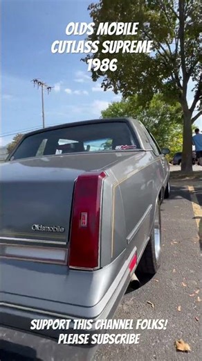 1986 Oldsmobile Cutlass Supreme – Classic Lowrider Beauty You Can’t Miss! 🚘✨#shorts #oldschool