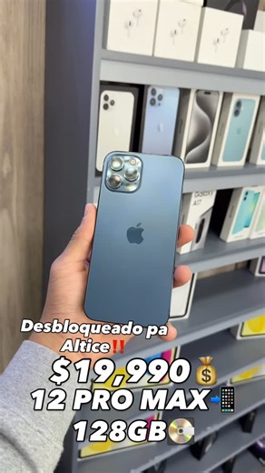 Maiki Cell Venta De Celulares IPhone Y Acessorios Apple📲 on Instagram: "IPHONE 12 PRO MAX📲 128GB💽 En Oferta Desbloqueado Pa Altice‼️ En Oferta $19,990💰 Incluye Cargador Y Protector De Pantalla ‼️Oferta Disponibles En @Maiki_cell 📲 -45 DIAS de Garantia💯 -Recibimos Tu Equipo Como Parte Del Pago📲💰🧾 -Incluyen Cargador Y Protector De Pantalla🔥🔥‼️ -Whatsapp: 829-207-3782 Y 849-531-8979 📲 -Ubicados En Santiago, Av. Salvador Estrella Sadhala Casi Frente Al Carrito De Marchena Dentro De SPA A