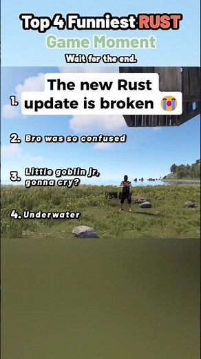 Top 5 best funny RUST moments 🤣#rustgame #rust #shorts
