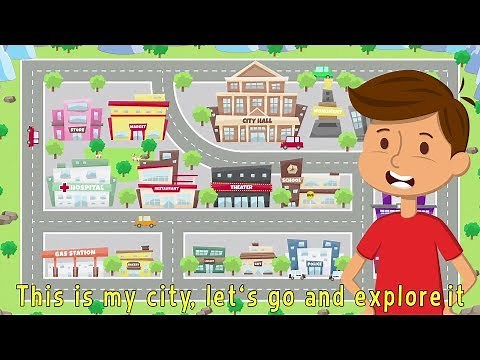 In the City: The Song - English Educational Videos | Little Smart Planet