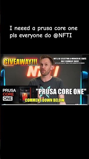 i neeeeed a prusa core one @NFTI
