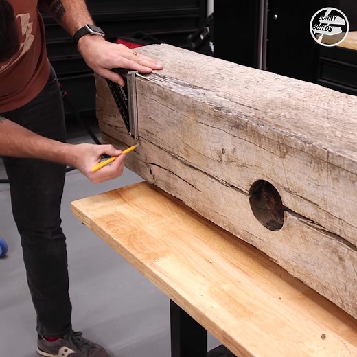 Cutting a Massive Beam | Jonny Builds