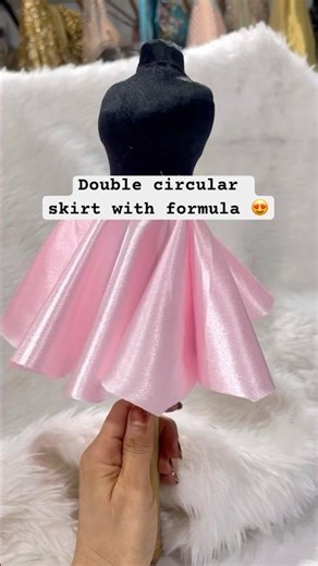 Have you ever made a double circular skirt?