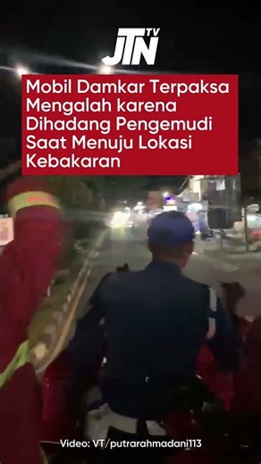 Detik-detik Mobil Damkar Dihadang Pengemudi, Petugas Pilih Mengalah Demi Cepat ke TKP