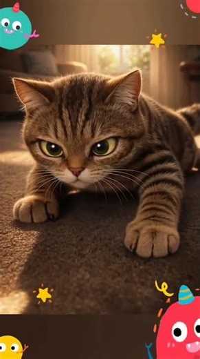 The Most Serious Hunt… for a Sunbeam ☀️😼‪@AICatsAnimations‬ #reels #cat #cute #funny #comedy